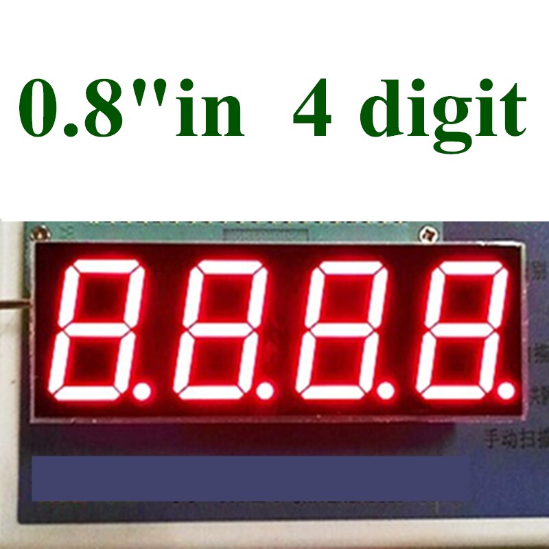 4 Ʈ 7 Seg DIP  Ʃ 0.8  LED 72x26mm 0.8..